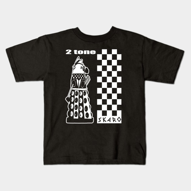 Two Tone Dalek Kids T-Shirt by tone